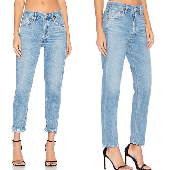 AGOLDE | Jamie High Rise Classic Straight Jeans - Picture 1 of 7